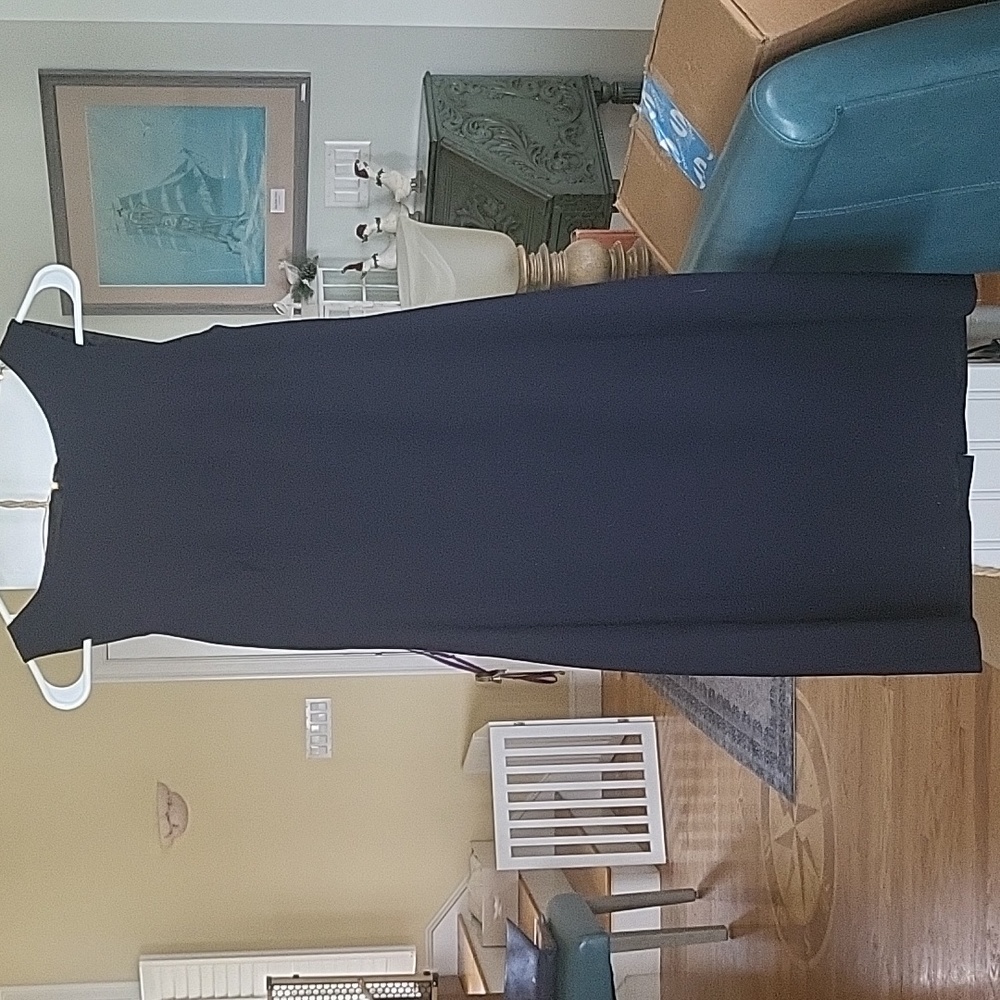 EUC Theory wool sheath, size 2, fully lined - Navy.